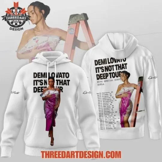 Discover It is Not That Deep Tour Lovato Hoodie 3D