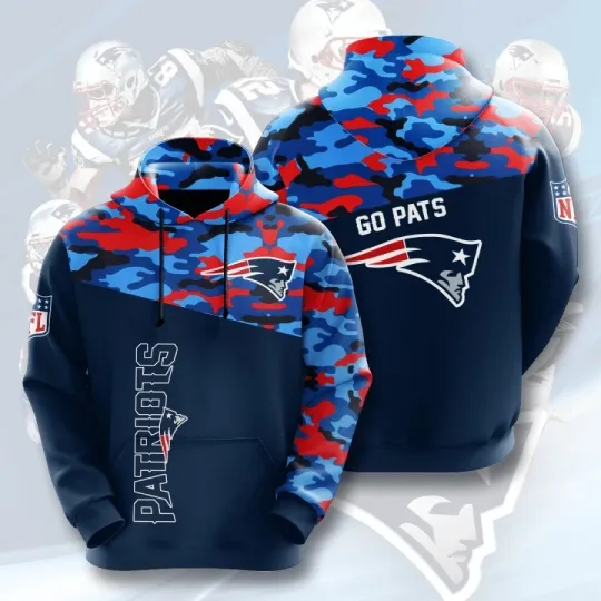 Discover New England Football Team Patriotss 3D Hoodie