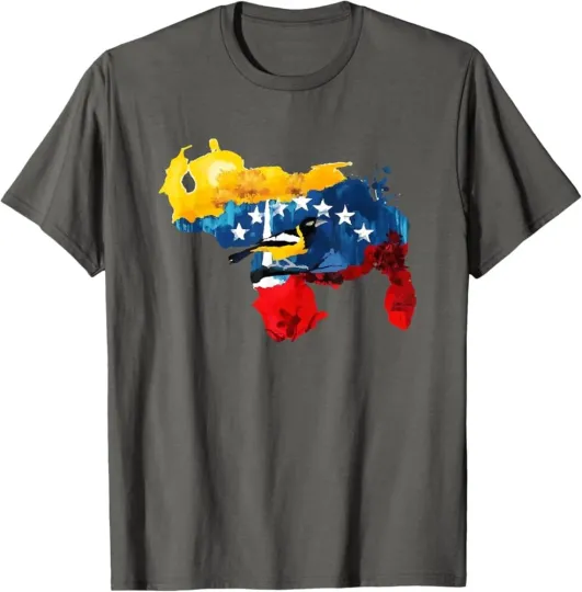 Discover Venezuelan Map - Venezuela  Flag Shirt Made in USA