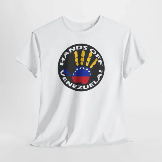 Discover Hands Off Venezuela T-Shirt | Political Statement Tee