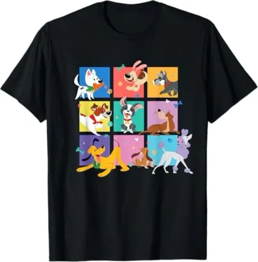 Discover Disney Dogs Pluto And Pals Stylized Animated Pets T-Shirt