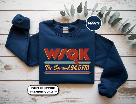 Discover Wsqk Sweatshirt, The Squawk 94.5 Fm Hoodie, Lucas Quote Movie Sweater, Radio Pullover