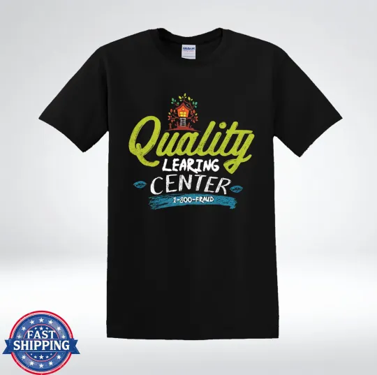 Discover Quality Learning Center 1-800-Fraud Hand Drawn Parody T-Shirt