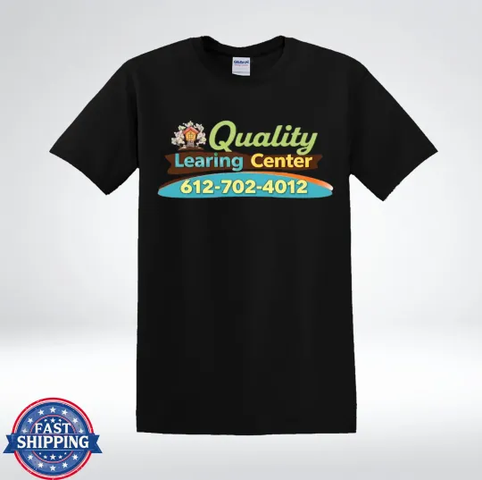 Discover Quality Learning Center Phone Number Parody Funny Graphic T-Shirt