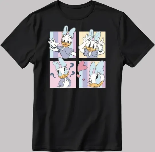 Discover Disney Funny Daisy Duck T-Shirt for Men, Women