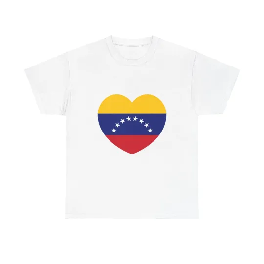 Discover Heart Flag of Venezuela - T-Shirt