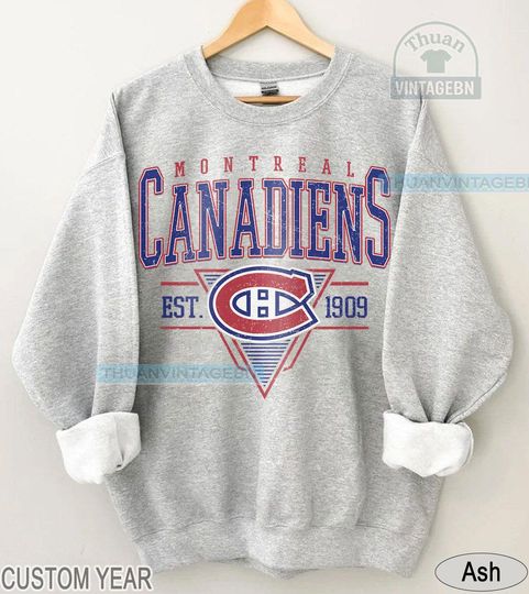 Discover Montreal Canadiens Crewneck, Vintage Montreal hockey youth sweatshirt, Montreal Hockey Tee, Canadiens Hockey hoodie sweater