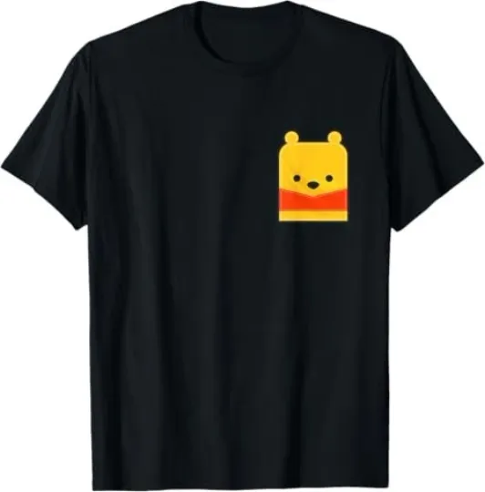 Discover Disney Winnie The Pooh Small Block Character T-Shirt for Men and Women