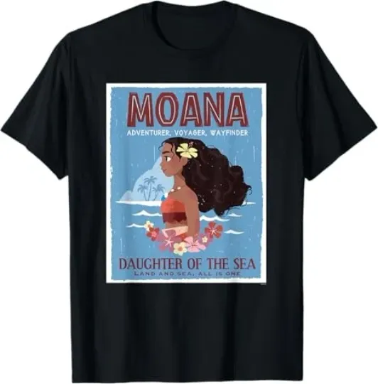 Discover Disney Moana Adventurer Daughter Of The Sea T-Shirt
