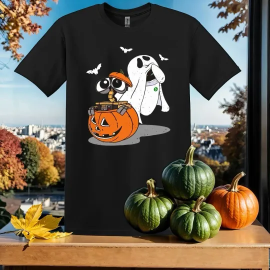 Discover Cute Wall E And Eve Pumpkin T-Shirt Men for Women