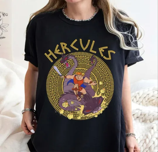 Discover Disney Hercules Hydra Battle T-Shirt Men for Women