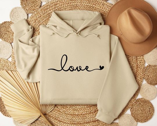 Discover Love Hoodie, Love Valentines Day Hoodie, Valentines Day Gift Hoodie, Cute Valentine Hoodie, Valentines Day Hoodie