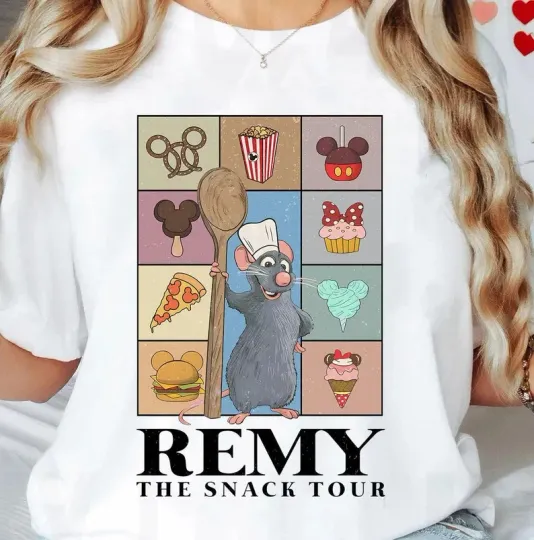 Discover Disney Remy Mouse The Snack T-Shirt Men for Women