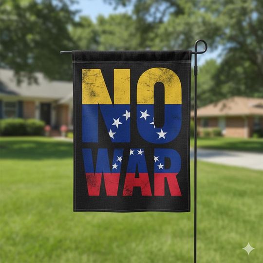 Discover We Stand With Venezuela Protest Garden Flag, Political Flag, Latin America Solidarity, Freedom Statement Flag, Anti Trump B-03012603