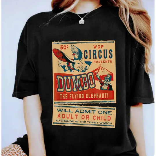 Discover Disney Hapyy Elephant Dumbo Disney Funy Disney Happy T-Shirt  2025