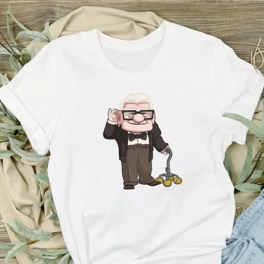 Disney UP Cute Carl Fredricksen T-Shirt, Gift for Friends