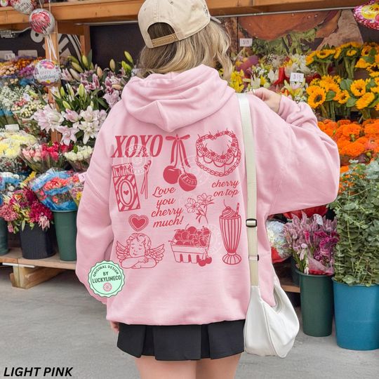 Discover Womens Valentine Hoodie, Trendy Valentine Hoodie, Vintage Coquette Valentine Shirt, Cupid Tee