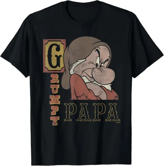 Discover Disney Snow White And The Seven Dwarfs Grumpy Papa T-Shirt