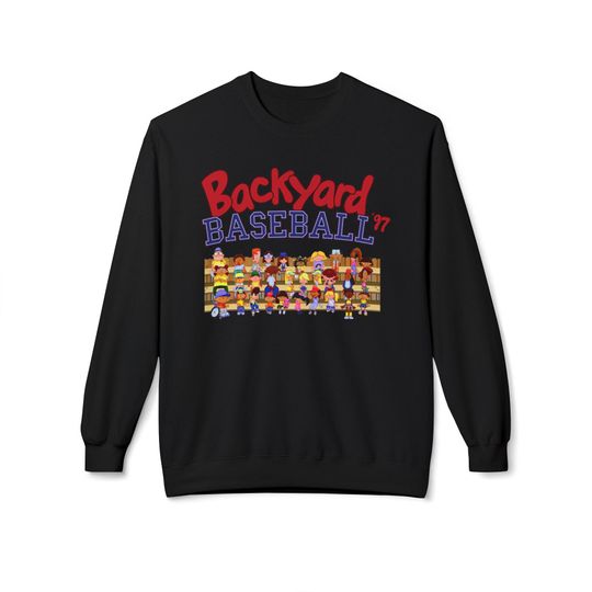 Discover Backyard Baseball 97 PC Unisex Midweight Softstyle Fleece Crewneck Sweatshirt