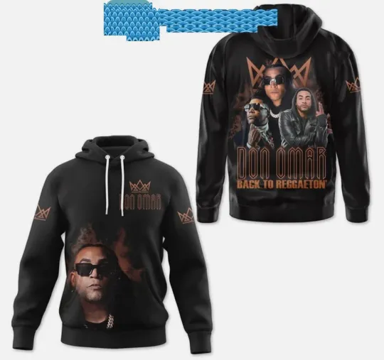 Discover Don Omar Back To Reggaeton Fan Hoodie 3D