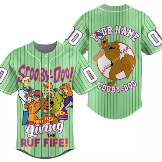 Discover Personalized Scooby Doo Family Living The Ruf Fife Baseball Jersey Shirt