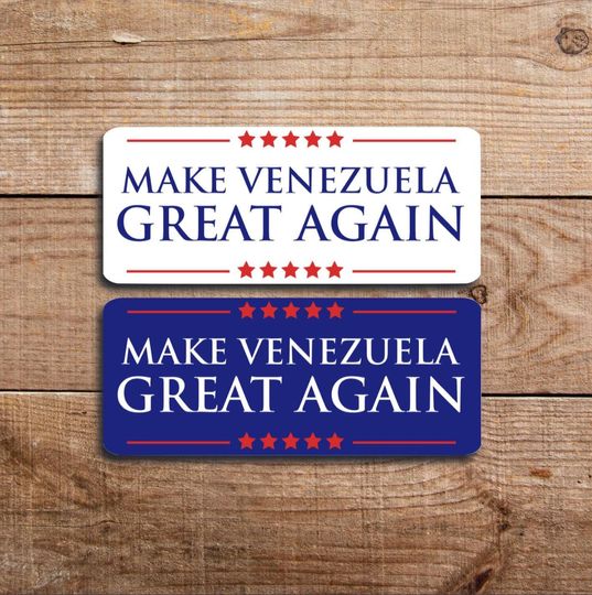 Discover Venezuela Libre Sticker, Make Venezuelan Great Again Decal, Venezuela Freedom Sticker, Venezuela Sticker, Venezuela Water-Resistant