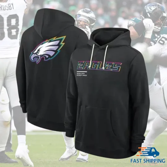 Discover Philadelphia 2025 Black Dri-FIT Sideline Hoodie Reprint S-5XL Gift