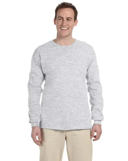 Discover 10 Pack Of Gildan G240 Adult Ultra Cotton Crewneck Long Sleeve Blank T-Shirt