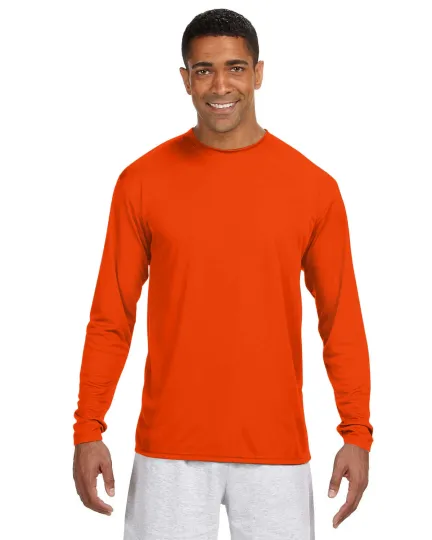 Discover A4 N3165 Men's Cooling Performance T Shirt Long Sleeve Moisture Wicking T-Shirt