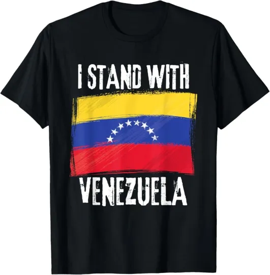 Discover I Stand With Venezuela Flag Venezuelan Pride Unisex T-Shirt