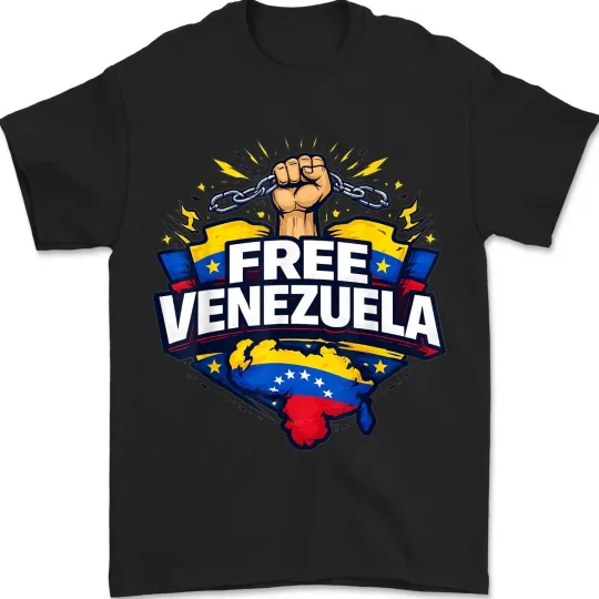 Discover Free Venezuela Shirt, Anti War, I Stand with Venezuela, Hands Off Venezuela Tee