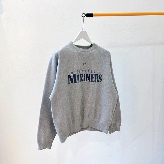 Discover Vintage 2000s Nike Team/ Seattle Mariners MLB Sweatshirt/ size M