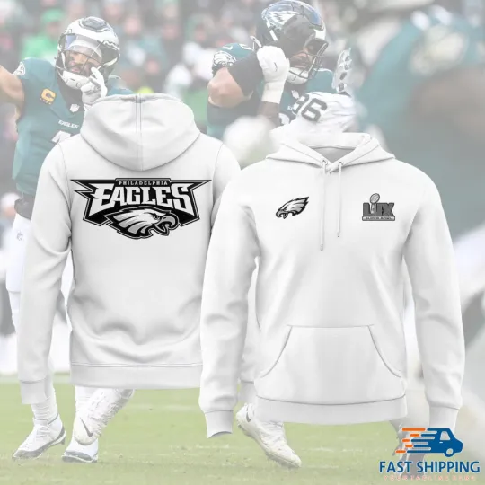 Discover Philadelphia Eagles SB25 2025 Hoodie Reprint S-5XL Gift For Fan