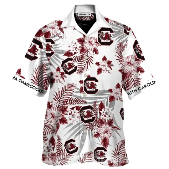 Discover South Carolina Gamecocks Floral Hawaiian Shirt