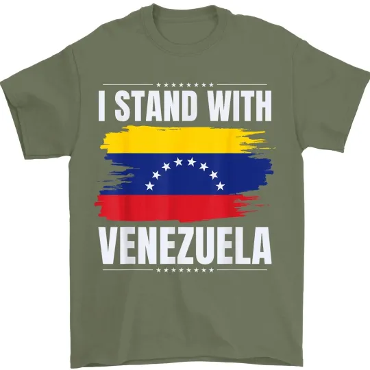 Discover I Stand with Venezuela Flag Venezuelan Flag Unisex T-Shirt
