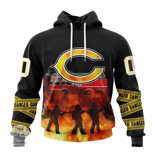 Discover Chicago Football Team Bearss | Specialized Design Honor Firefighter