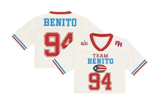 Discover Ben Apparel: Benito SUPA POWL Football Croptop Jersey