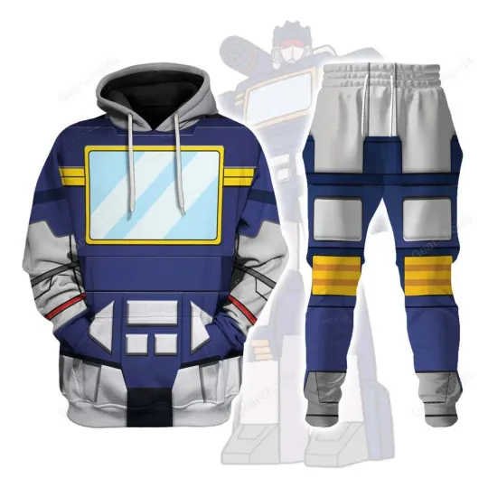 Transformers Soundwave Costume Cosplay Hoodie Joggers Set