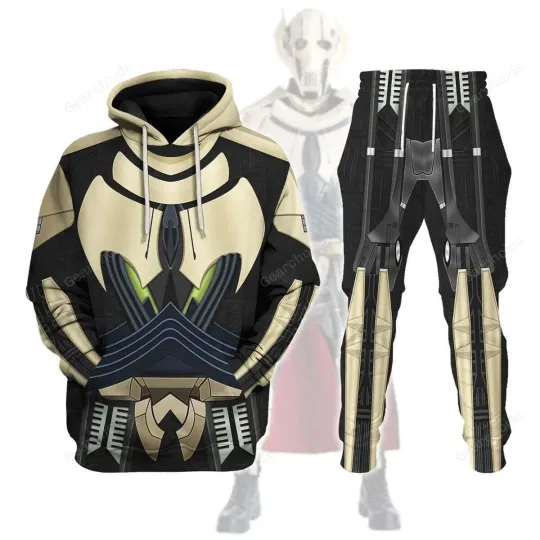 Star Wars General Grievous Costume Hoodie Joggers Set