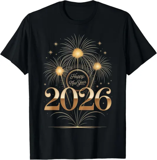 Discover 2026 Happy New Year 2026 New Year's Eve Party T-Shirt