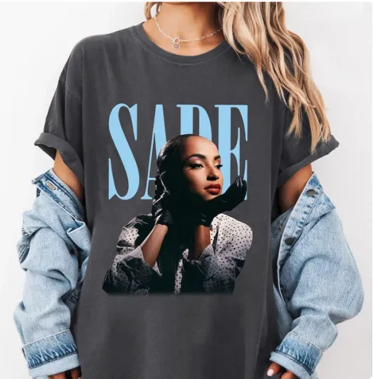Discover Vintage Sade Adu 2026, Sade Pop Music Fans 2026 Tee, Sade Concert Unisex Shirt.