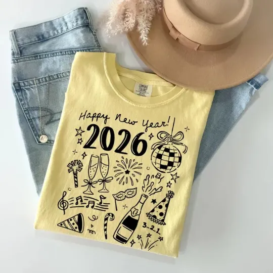 Discover New Years Eve Shirt, 2026 Tshirt, Holiday Season Gift, Matching New Year's Tee