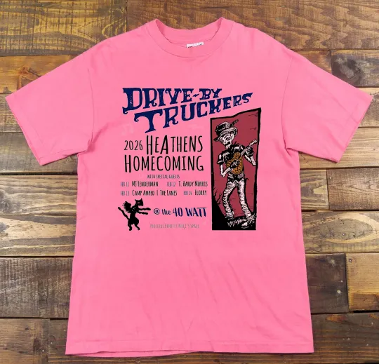 Discover DRIVE BY TRUCKERS HOMECOMING 2026 T Shirt