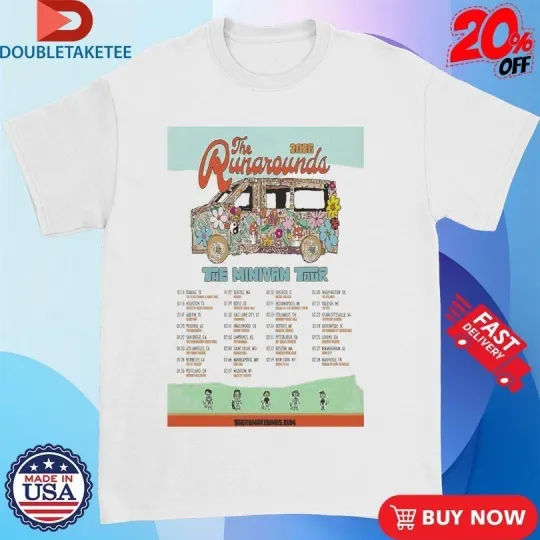 Discover The Runarounds The Minivan Tour 2026 Dates Shirts