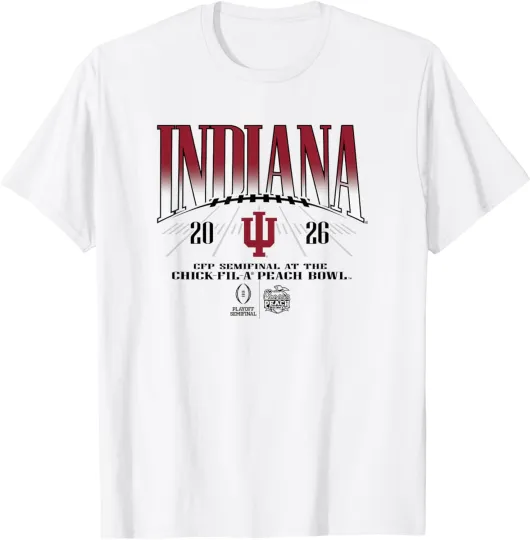 Discover Indiana Hoosiers CFP Semifinal Peach Bowl 2026 Sport Unisex T-Shirt