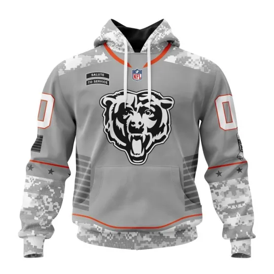Discover Chicago Football Team Bearss | Specialized Design Camo Salute