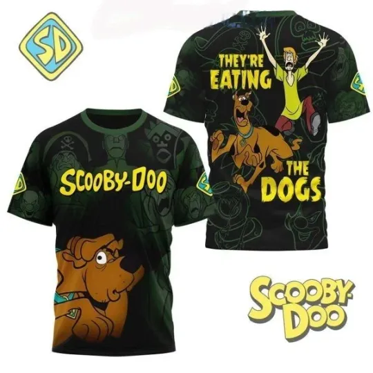 Scooby Doo They Are Eating The Dogs 3D T-Shirt