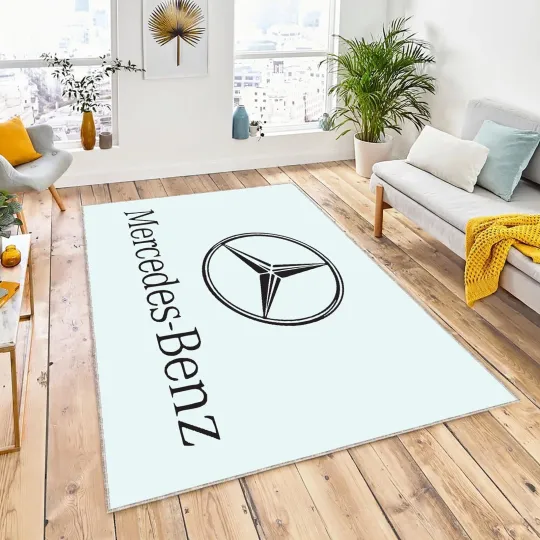 Discover Mercedes Logo rug