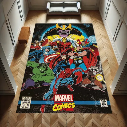 Discover Superhero Wall Art, Retro Hero Poster, Comic Book Art, Hero Squad Print, Galaxy