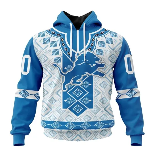 Discover Detroit Football Team Lionss | Special Native Design